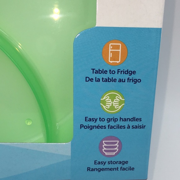 2 Sets Playtex Baby BPA-Free 3-In-1 Plate Toddlers - Picture 12 of 15